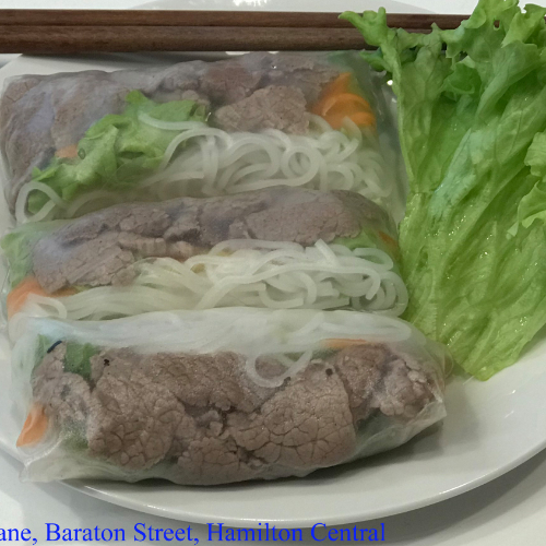 Fresh Rolls With Beef