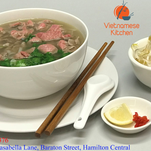 Rice Noodle Soup With Mixed Beef (Bowl)